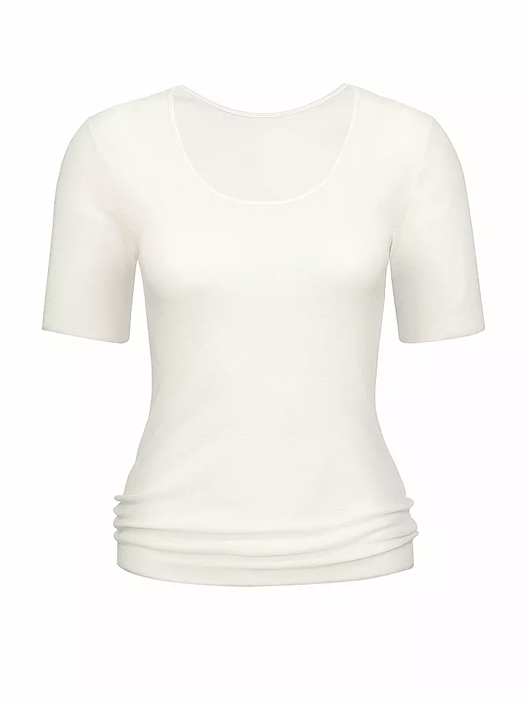 MEY | T-Shirt EXQUISITE bianco | Crema