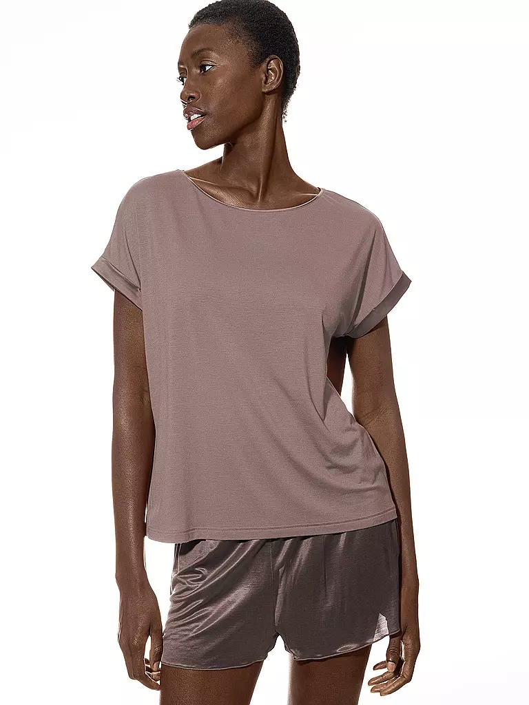 MEY | T-Shirt PURE CHIC color caffè latte | Marrone chiaro