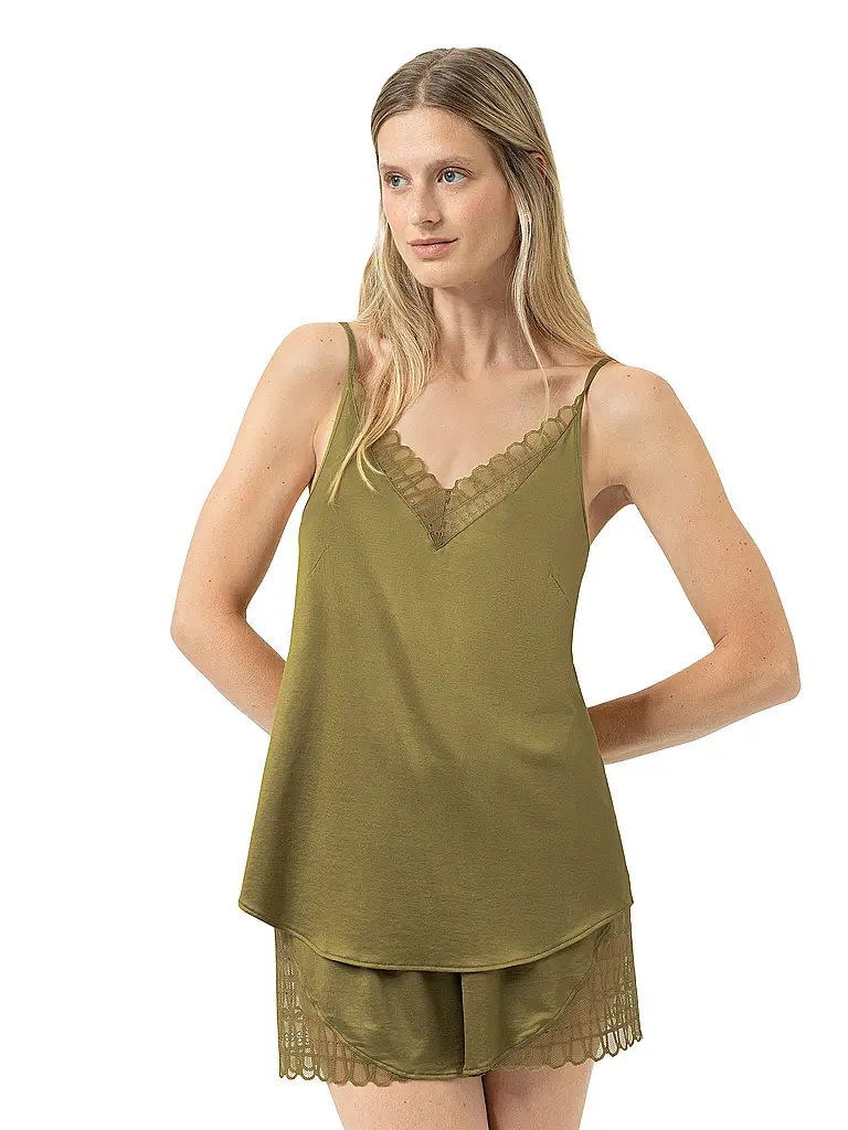 MEY | Top - Camisole TEMPTATION golden fern | Oliva