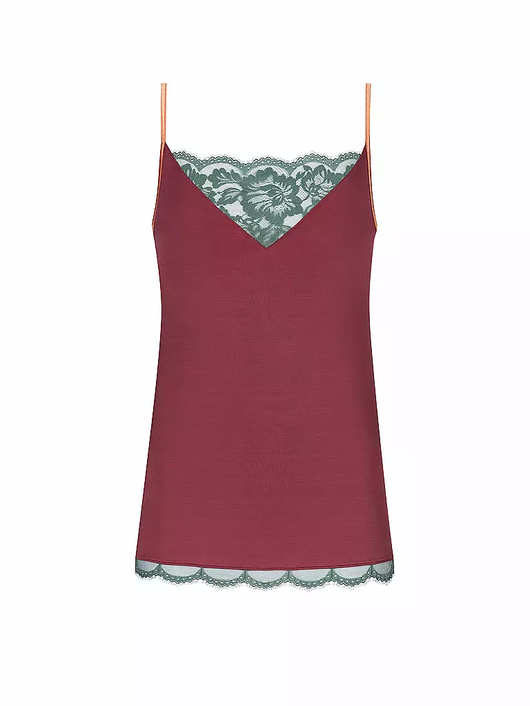 MEY | Top - Canotta CAMISOLE POETRY VOGUE beau bordeaux | Rosso scuro