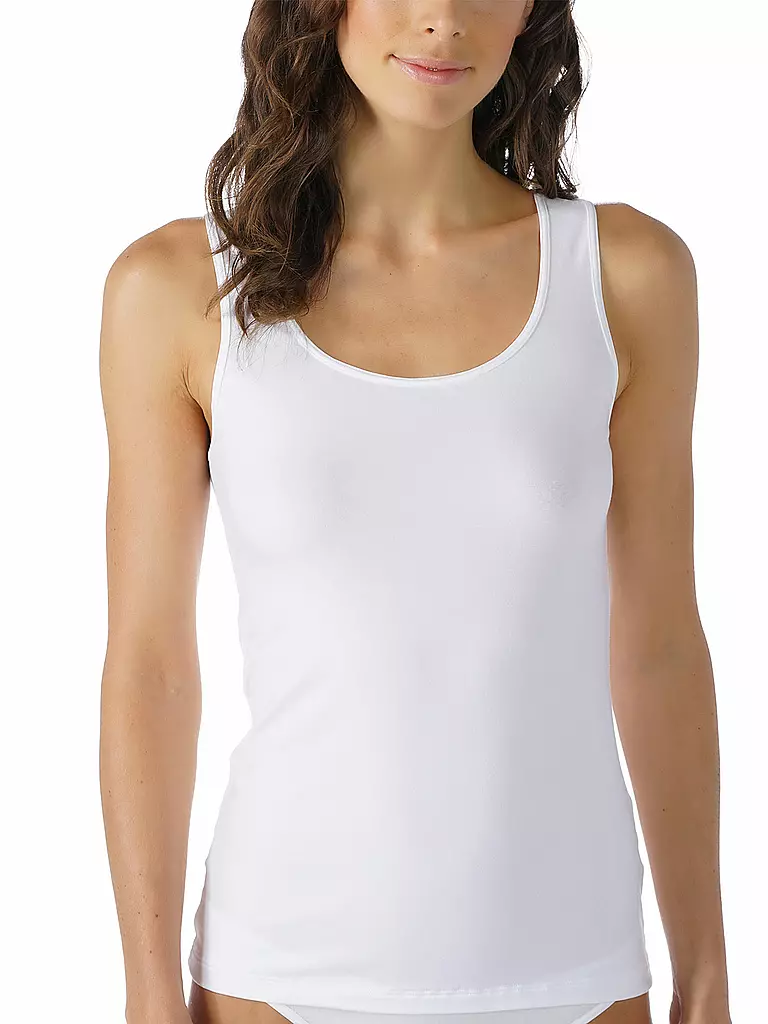 MEY | Top - Canotta COTTON PURE bianco | Bianco