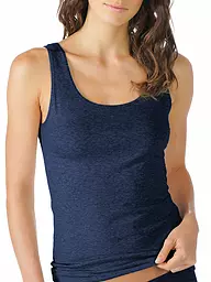 MEY | Top - Canotta COTTON PURE bianco | Blu