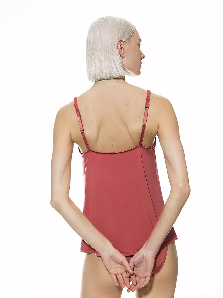 MEY | Top - Canotta POETRY CLASSY rosso marsala | Arancione