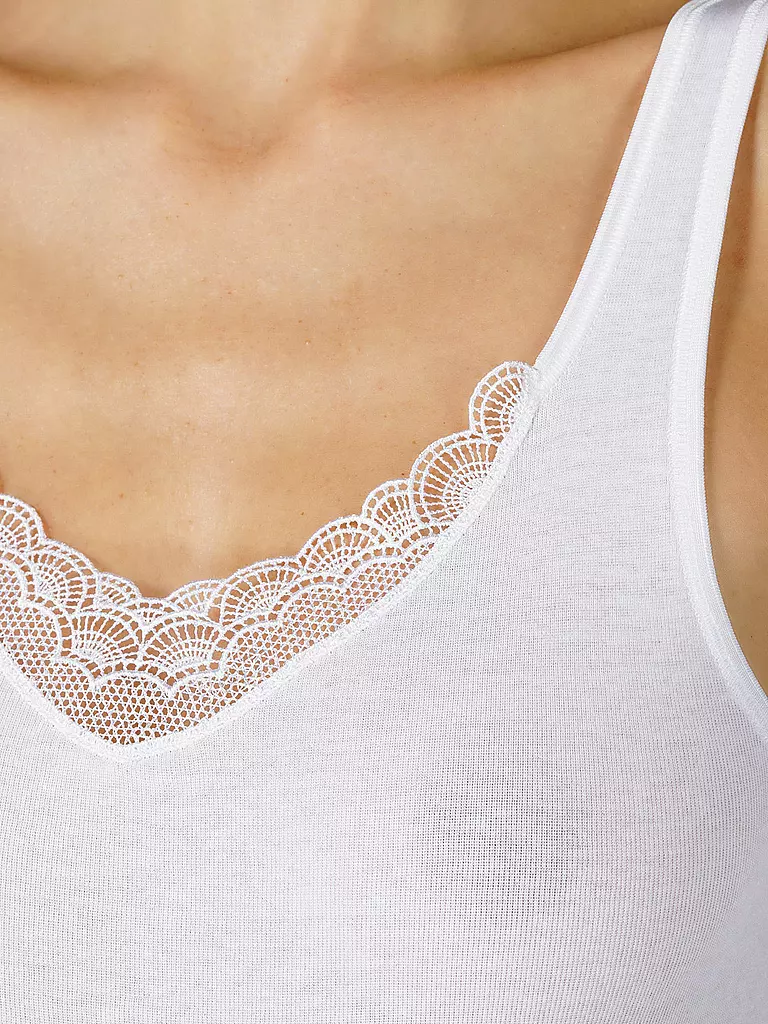 MEY | Top con pizzo (Bianco) | 