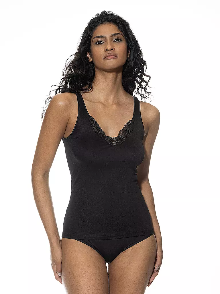 MEY | Top EMOTION ELEGANCE nero | Nero