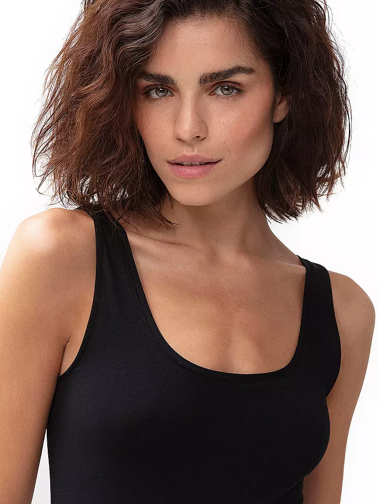 MEY | Top ORGANIC COTTON nero | Nero