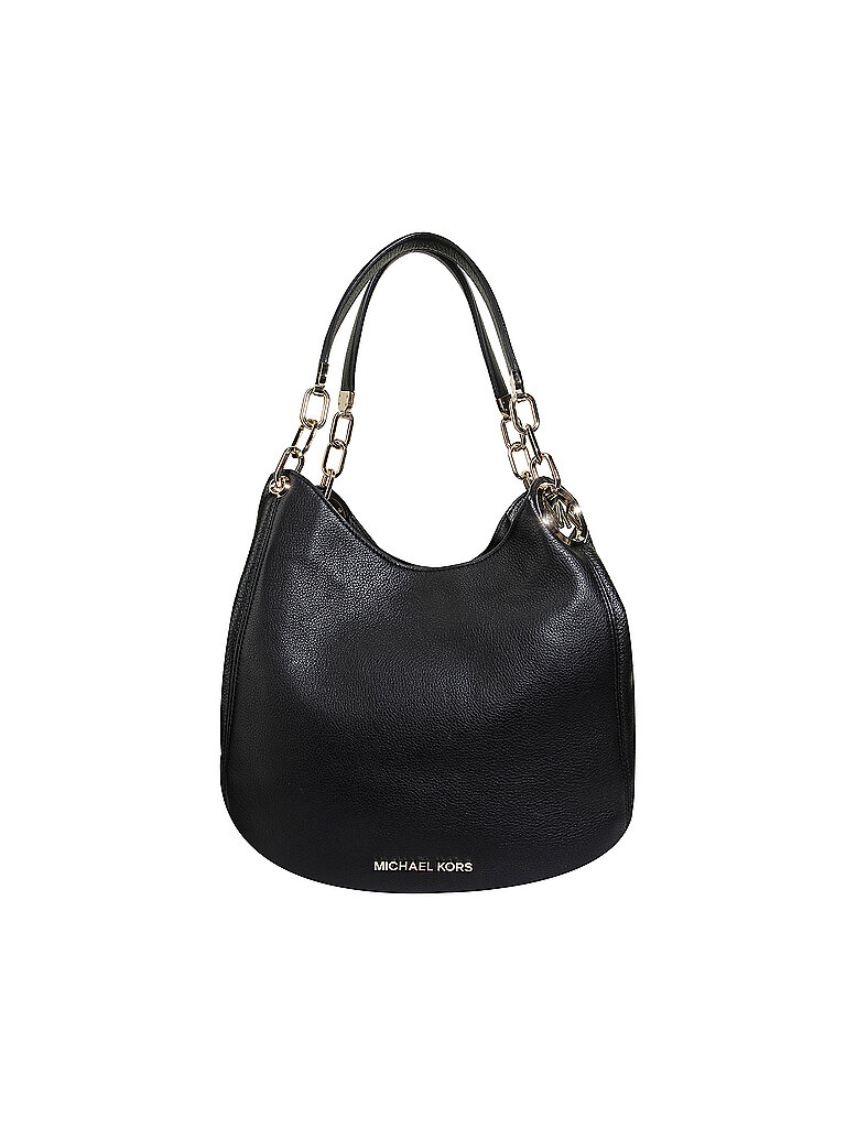 Borsa in pelle - Hobo Bag LILLIE Large nero