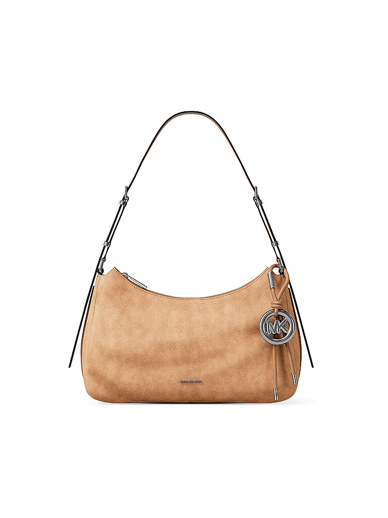 Borsa in pelle - Borsa a spalla marrone chiaro
