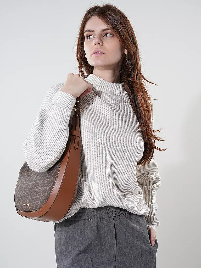 MICHAEL KORS | Borsa - Hobo PRESTON Large | Marrone