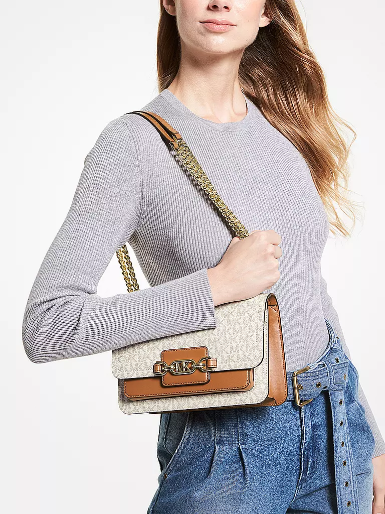 MICHAEL KORS | Borsa - Umhängetasche HEATHER Large | Crema