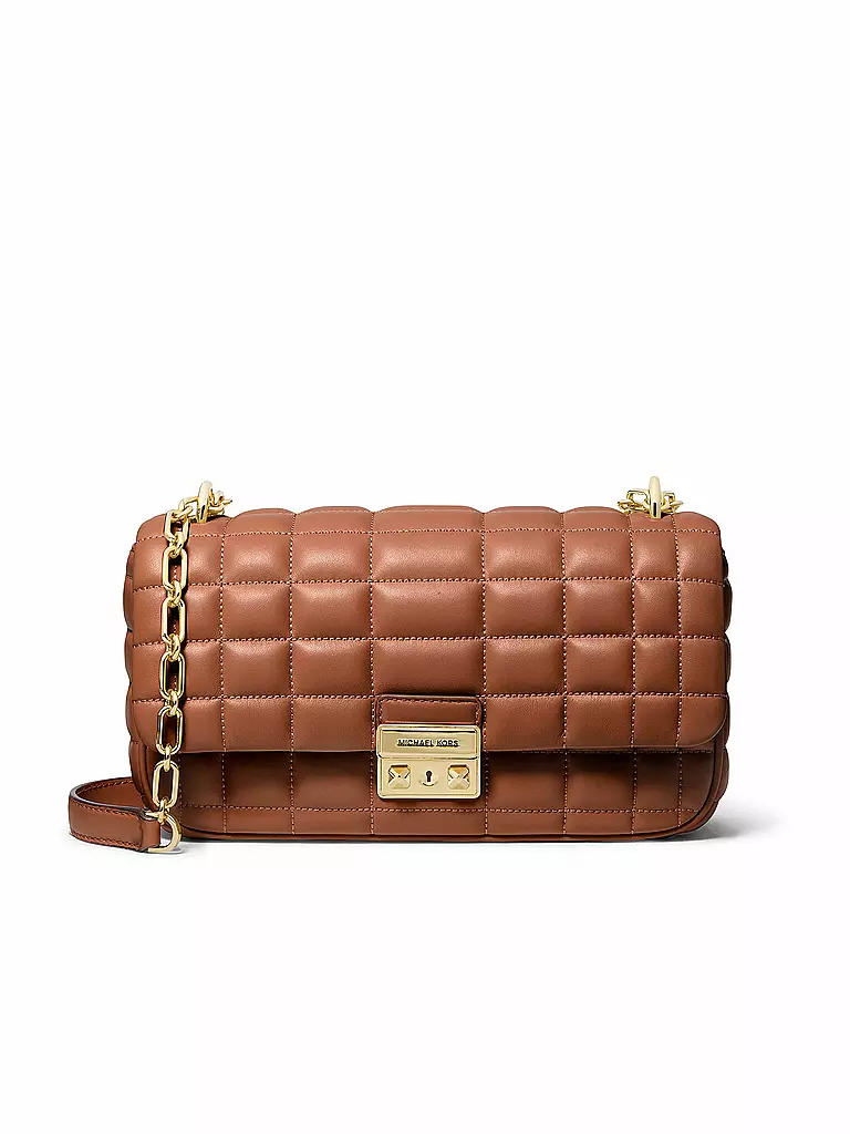 MICHAEL KORS | Borsa in pelle - Borsa a tracolla TRIBECA Large | Cammello