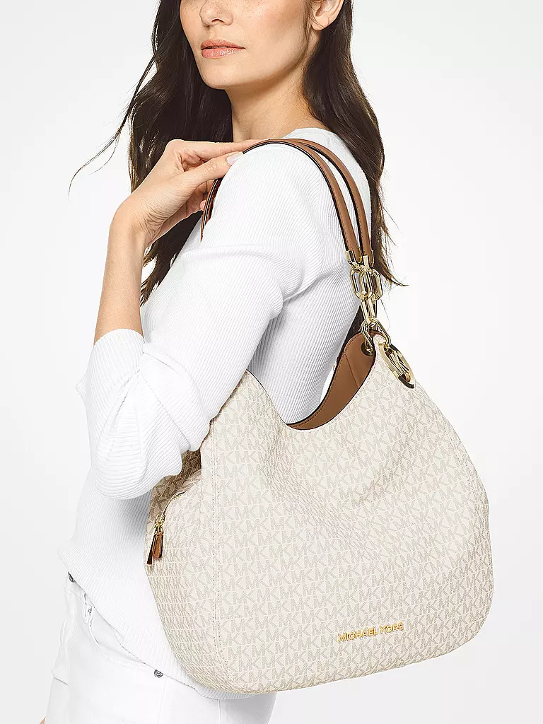 MICHAEL KORS | Borsa in pelle - Hobo Lillie | Beige