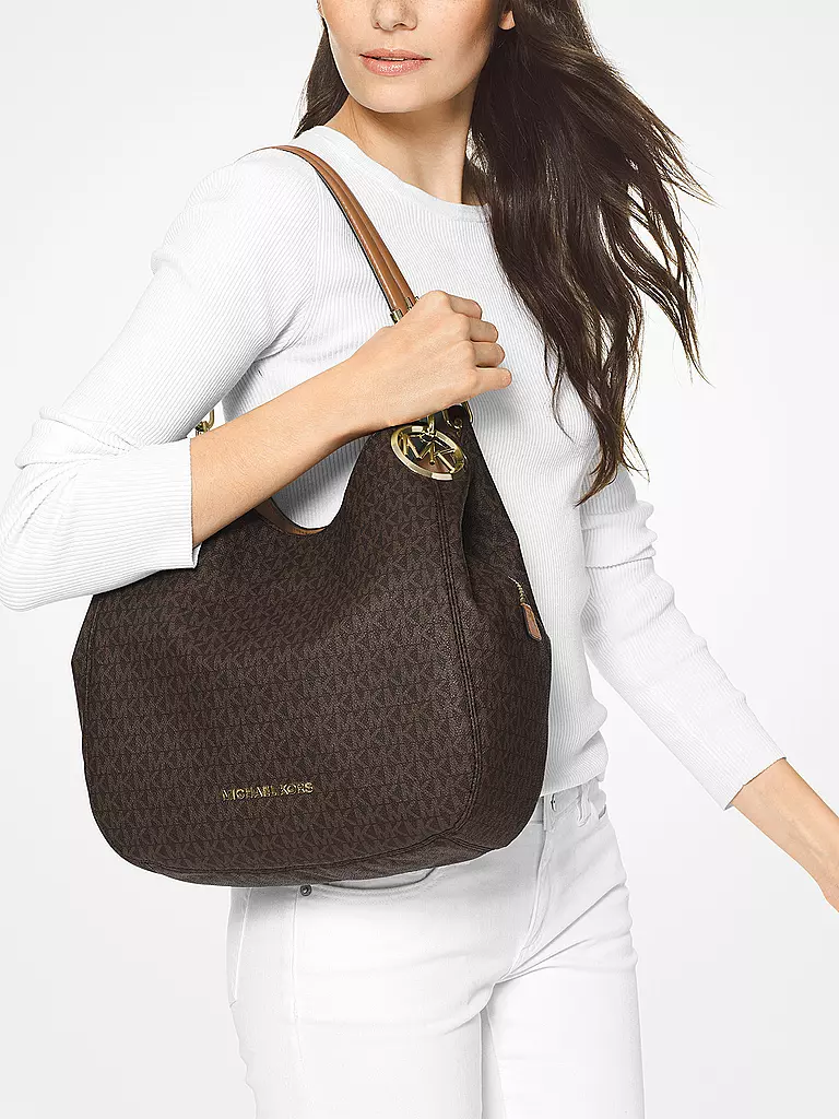 MICHAEL KORS | Borsa in pelle - Hobo Lillie | Marrone