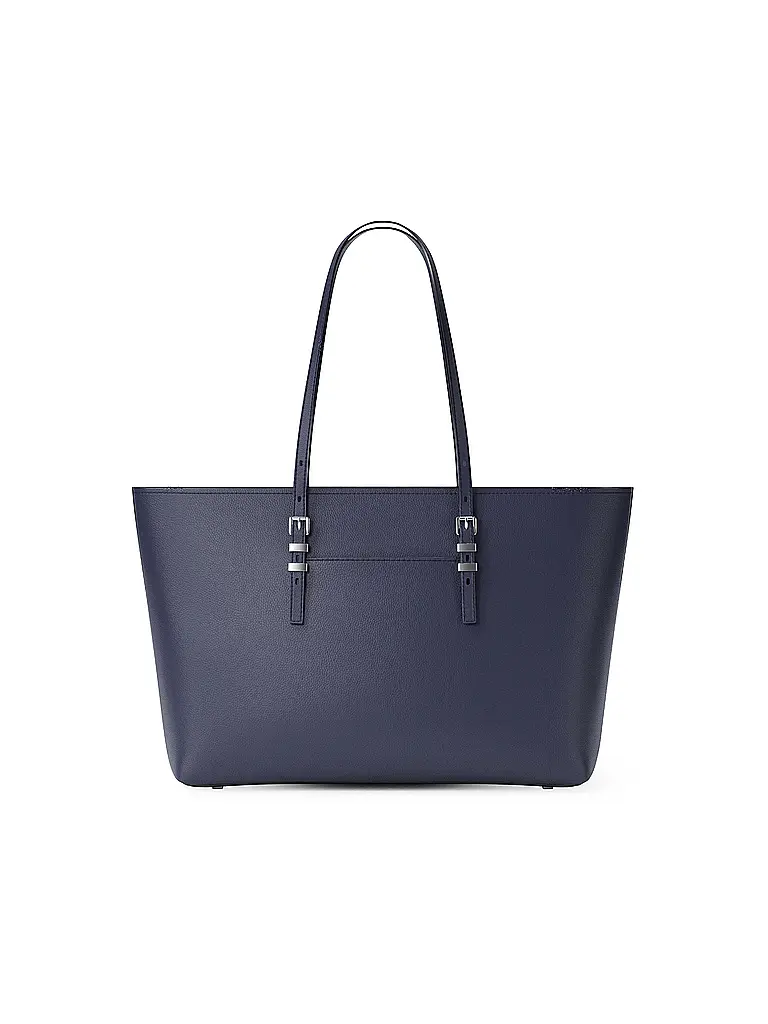 MICHAEL KORS | Borsa in pelle - Shopper QUINN Large | Blu scuro