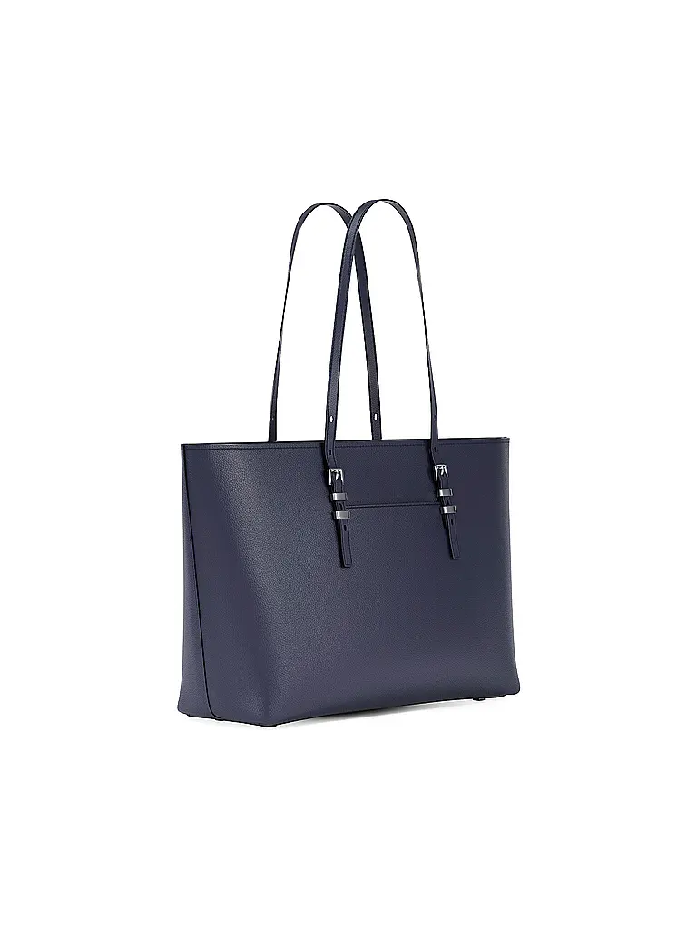 MICHAEL KORS | Borsa in pelle - Shopper QUINN Large | Blu scuro