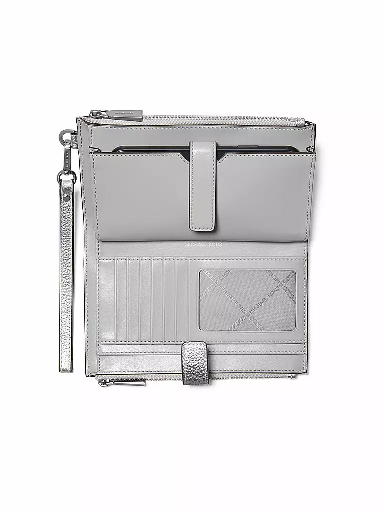 MICHAEL KORS | Geldbörse JET SET | Argento