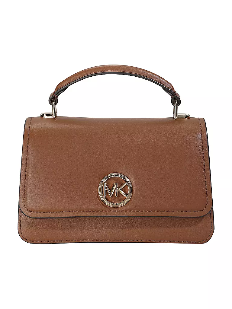 MICHAEL KORS | Ledertasche - Henkeltasche DELANCY | Cammello