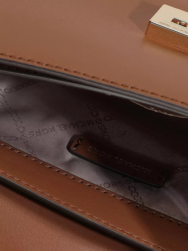 MICHAEL KORS | Ledertasche - Henkeltasche DELANCY | Cammello