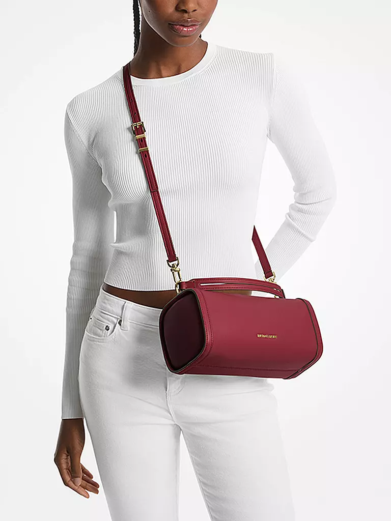 MICHAEL KORS | Ledertasche - Mini Bag ORCHARD  | Rosso scuro