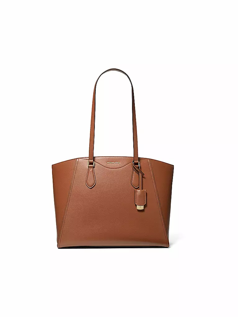 MICHAEL KORS | Ledertasche - Shopper TARYN  Large | Marrone
