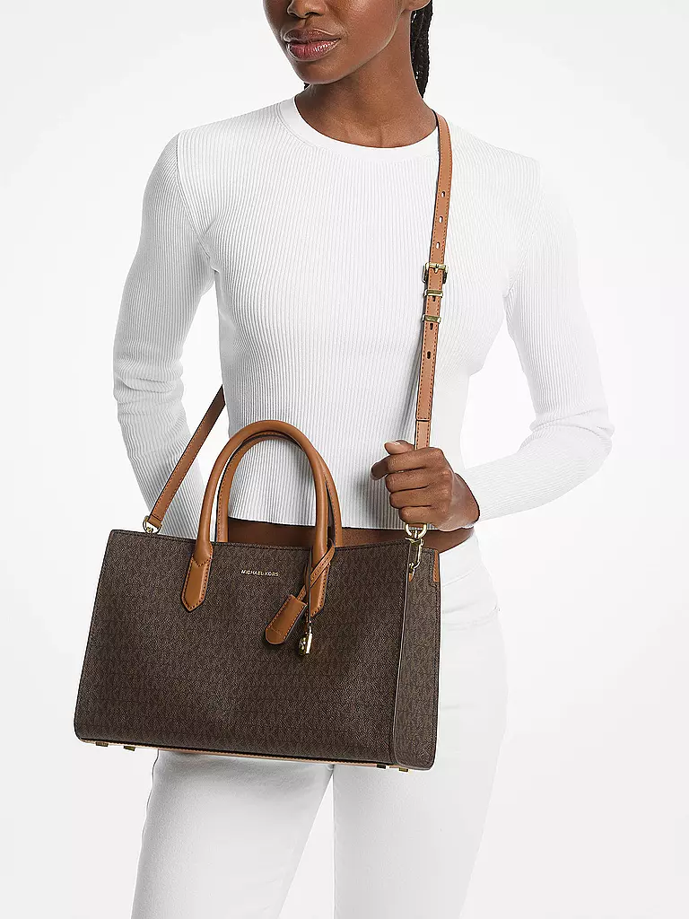 MICHAEL KORS | Tasche - Tote Bag CARLETT Medium | Marrone