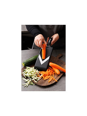 MICROPLANE | Affettatrice multipla con lama a V e lama julienne