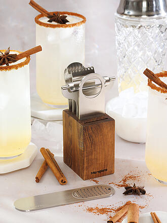 MICROPLANE | Set di attrezzi da bar 6 pz. CL Walnut