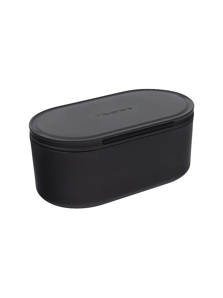 MICROPLANE | Grattugia manuale con contenitore Antracite / Noce | Grigio