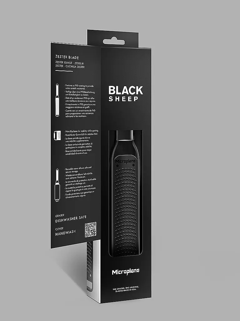 MICROPLANE | Grattugia per scorza di limone nera | 