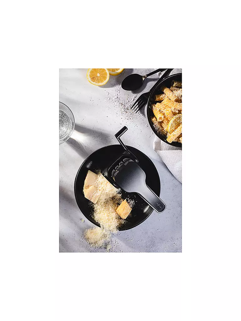 MICROPLANE | Grattugia rotante 18,5 cm Nera |