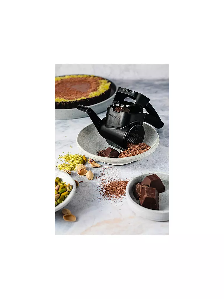 MICROPLANE | Grattugia rotante 18,5 cm Nera |