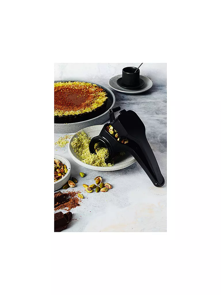 MICROPLANE | Grattugia rotante 18,5 cm Nera |