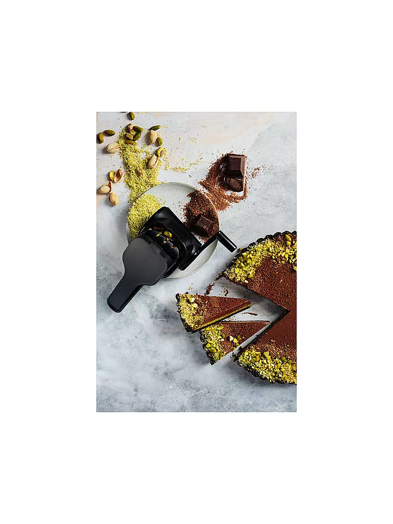 MICROPLANE | Grattugia rotante 18,5 cm Nera |