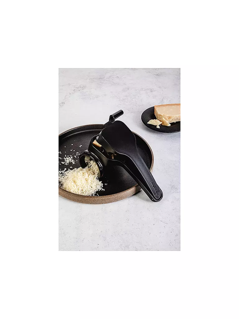 MICROPLANE | Grattugia rotante 18,5 cm Nera |