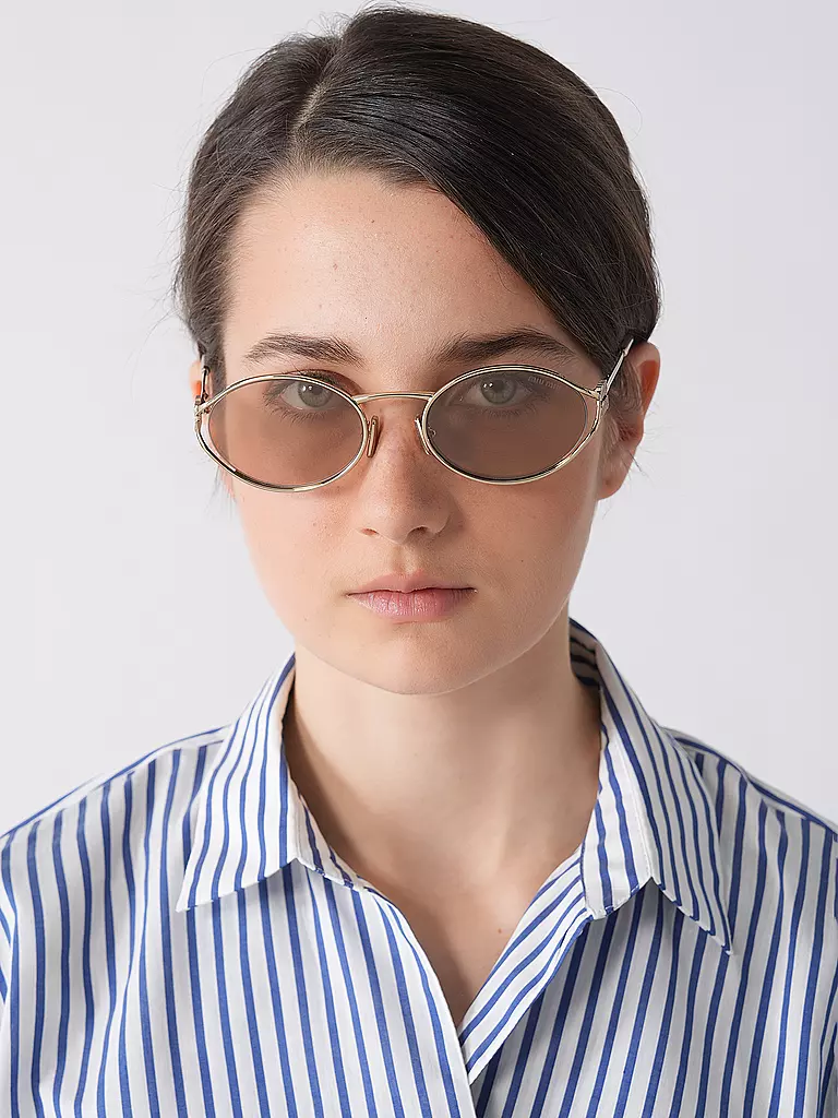 MIU MIU | Occhiali da sole 0MU52YS/54
Marca: MIU MIU
Colore: oro
Categorie: Moda, Donna

Materiale: Metallo
Dettagli: Logo | Oro