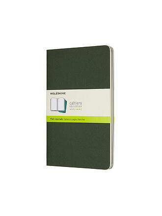 MOLESKINE | Quaderno CAHIER set da 3 pezzi bianco Large Verde Mirto