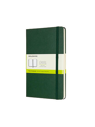 MOLESKINE | Quaderno Large a pagine bianche con copertina rigida verde mirto
