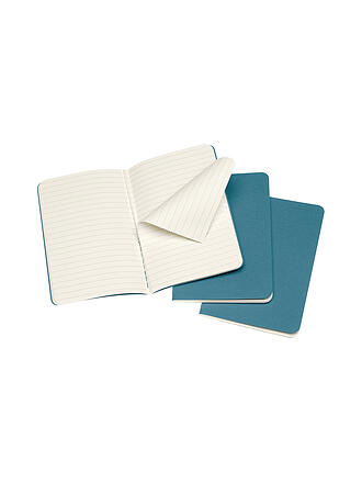 MOLESKINE | Quaderno CAHIER set da 3 a righe Large Brisk Blue