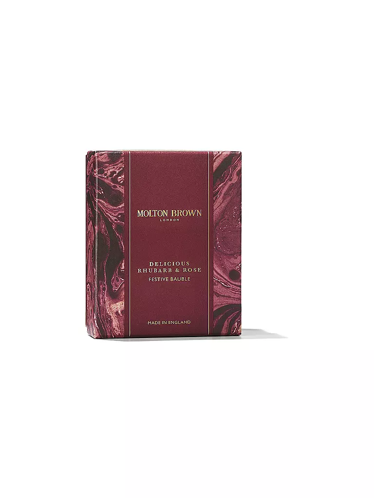 MOLTON BROWN | Delicious Rhubarb & Rose Festive Bauble 75ml | 