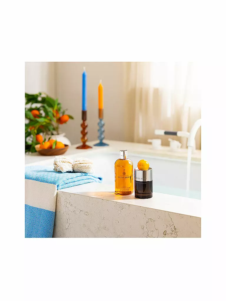 MOLTON BROWN | Sunlit Clementine & Vetiver Bagnoschiuma e Gel Doccia 300 ml | 