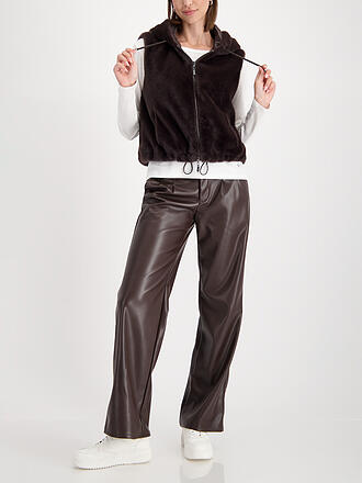 MONARI | Gilet in finta pelliccia