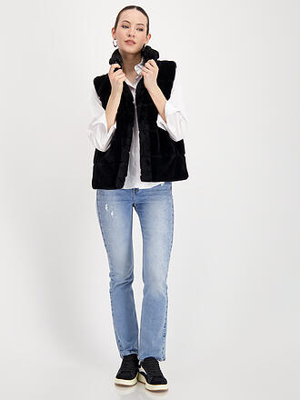 MONARI | Gilet effetto pelliccia