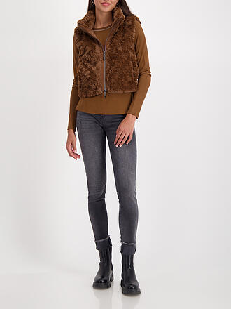 MONARI | Gilet in finta pelliccia