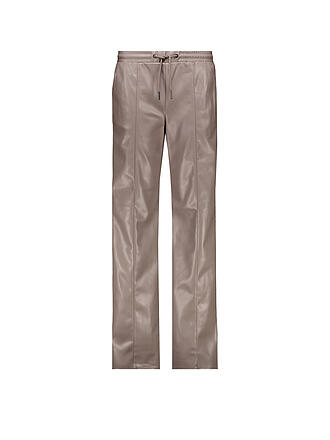 MONARI | Pantaloni Straight Fit in similpelle