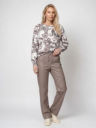 MONARI | Pantaloni Straight Fit in similpelle