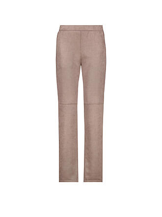 MONARI | Pantaloni effetto camoscio