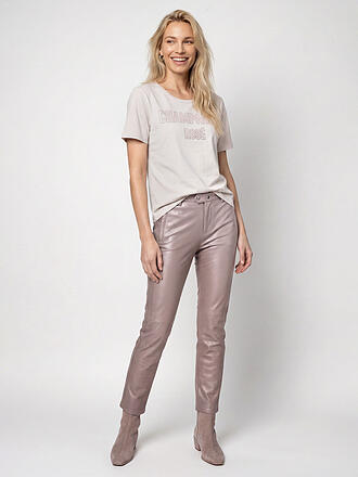 MONARI | Pantalone elegante effetto pelle