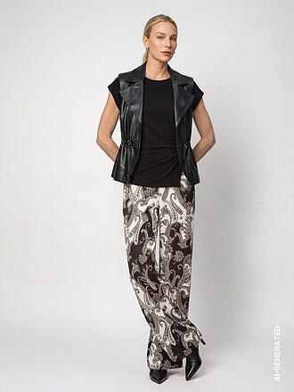 MONARI | Gilet in similpelle