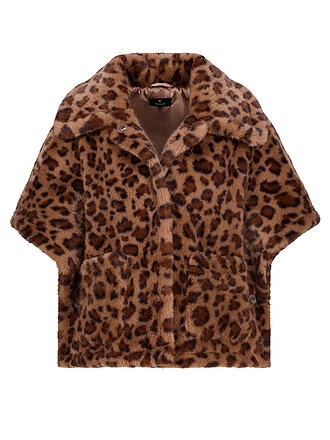 MONARI | Mantella - Poncho effetto pelliccia