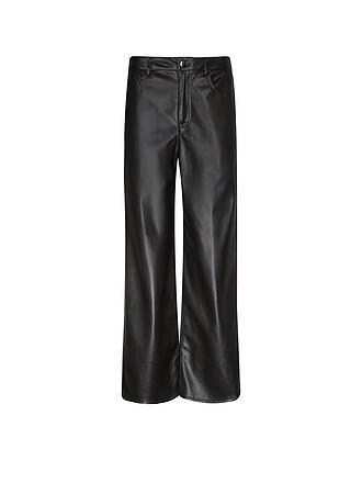 MONARI | Pantaloni Marlene effetto pelle